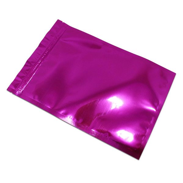 

50pcs 18x26cm 9 glossy colors aluminum foil zip lock grocery storage packaging bag mylar gifts food retails zipper packing bags h bbyrph