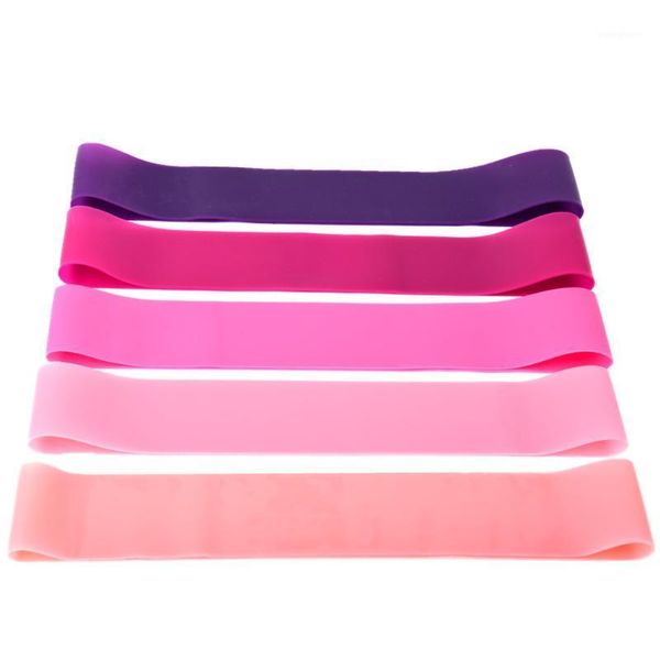 

resistance bands 5 pcs fitness training rubber band pilates sports gradient pull strength1
