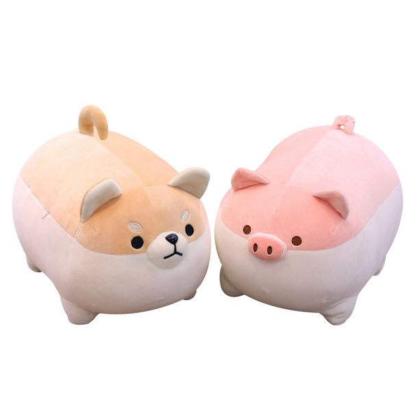 

animal dolls 20 inch chubby shiba inu plushie toys cute fat chai puppy pillow sell gift of the baby