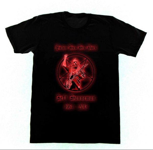 

slayer - jeff hanneman tribute tshirt 7 t-shirt satan has his back sport hooded sweatshirt hoodie