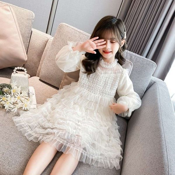 

leisure new foreign sle girls' drs 2021 princs children's spring and autumn skirt fashion bd6yqfiu, Red;yellow