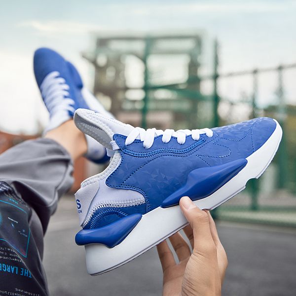 

trendy autumn winter casual men shoes high-couple men designer sneakers superstar chunky dad shoes men zapatillas hombre, Red;white