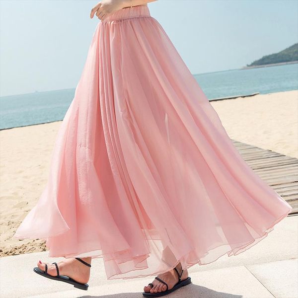 

autumn winter fashion women skirt solid color lace up high waist denim skirt retro pleated midi denim flared skirts, Black