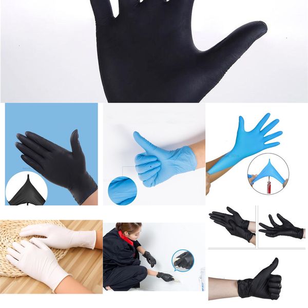 

100pcs industrial set disposable pcs garden hands protective kitchen restaurant cleaning latex ghm6