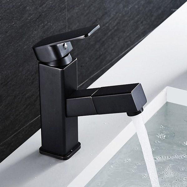 

retail chrome brass pull out vessel sink mixer tap,retractable lever basin mixer faucet,j141431