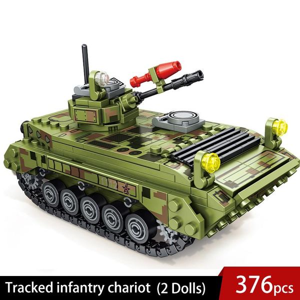 

sembo military ww2 army armored vehicle soldier building blocks tank figures weapon germany truck bricks toys for children gift wmtcyj