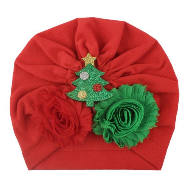 

baby caps autumn soft cute newborn baby christmas cartoon flower girls caps infant hat turban elastic, Yellow