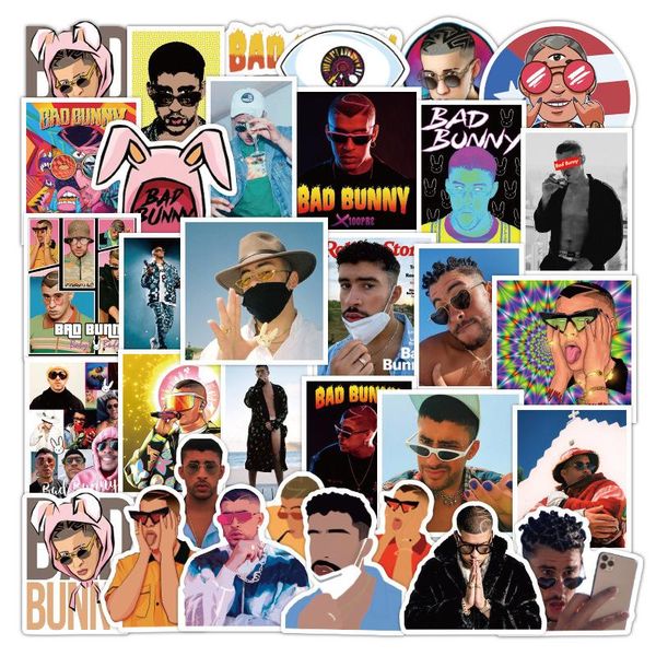 

50 шт. puerto rico певица стикеры diy холодильник гитара мотоцикл мотоцикл камера скейтборд граффити наклейка наклейка для детей подарок bby