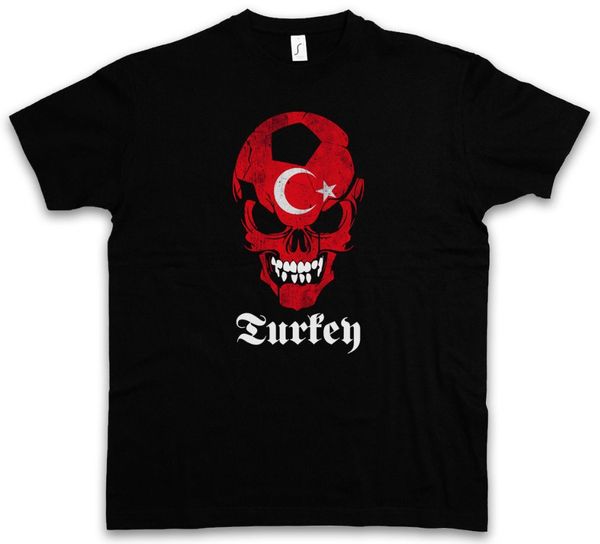 

turkey turkish football soccer skull flag turkiye fan hooligan man's summer fashion homme solid fitness sport sweatshirt hoodie t shirt