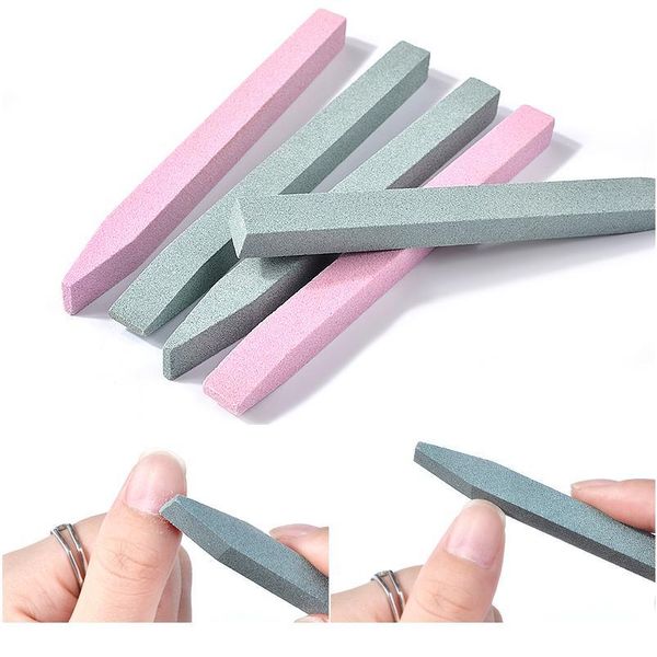 

scrub stone nail files buffer manicure pusher stick grinding rod cuticle remover trimmer polish stick nail qylluv