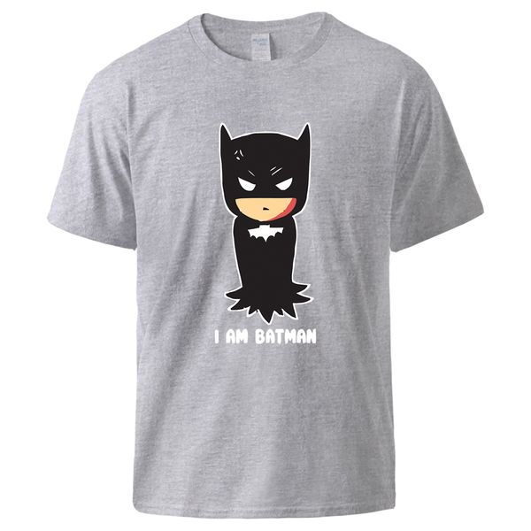 

superman i'm batman print man summer hip hop sportswear cool short sleeve tee 2020 homme sport hooded sweatshirt hoodie men t shirt