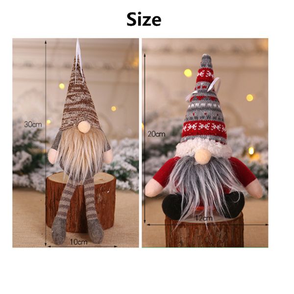 

2021 latest snowflakes christmas new year articles hanging angle doll 1pc table ornaments decoration for home party navidad xmas items new