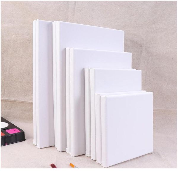 

10 шт. древесина кадр кадр хлопок белый растянутый холст кадр для рисования живопись diy холст картина wmtkcs