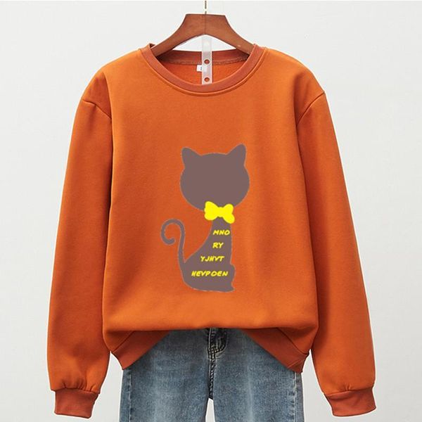 

women's hoodies & sweatshirts winter casual bow cat s-3xl fashion women vintage punk hip hop hooded sweatshirt hoodie sudaderas 1, Black