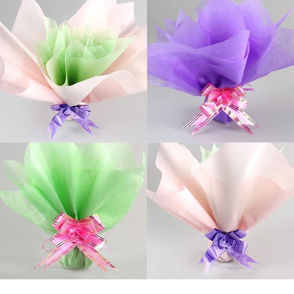 

40sheets/lot 50*50cm colored wrapping paper for diy wedding flower decor fruit packing gift packing cott jlllmj