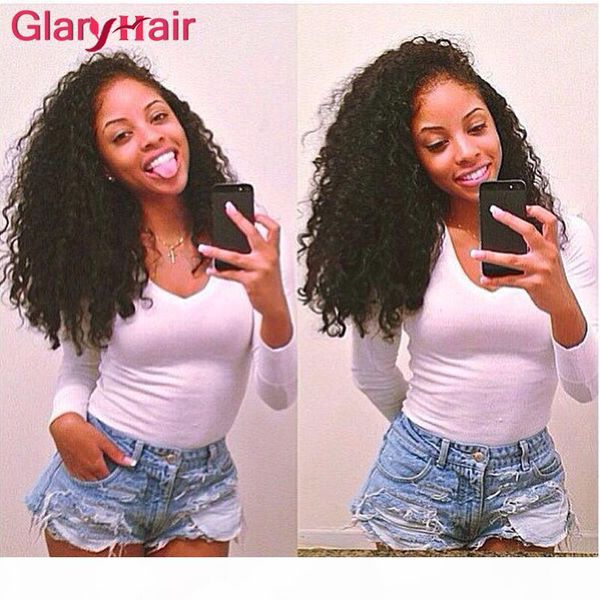 

raw unprocessed brazilian virgin kinky curly hair extensions remy human hair weaves bundles brazilian human kinky curly hair wefts, Black