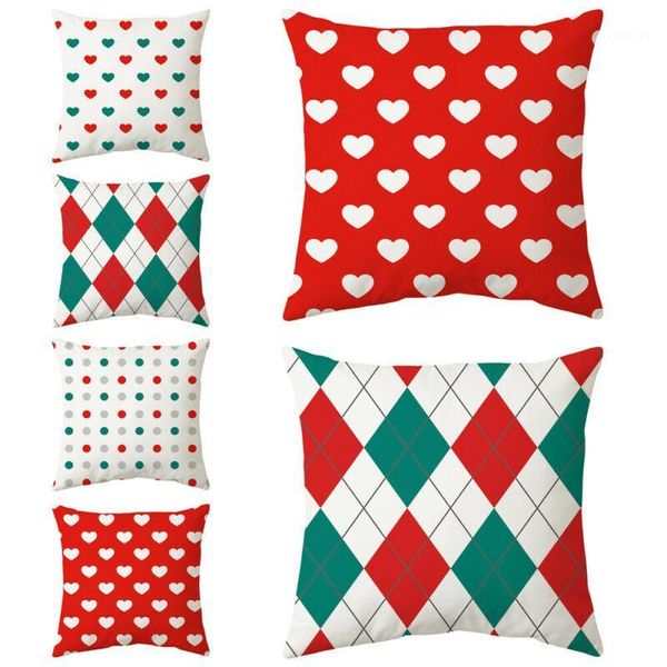 

geometric cushion covers plaid stripes print pillow case for home chair sofa decoration pillowcases1