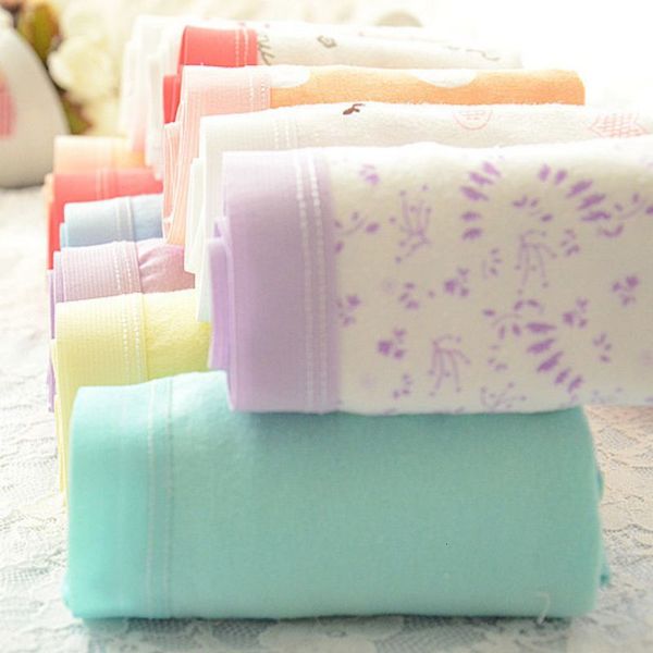 

1 pcs cotton women underwear soft pink large code women's panties briefs plus size, Black;pink