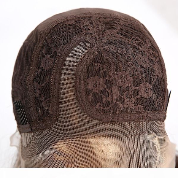 

qualitylong wavy brown lace front wigs with baby hair lace synthetic wigs for women high density natural hair cosplay wigs, Black