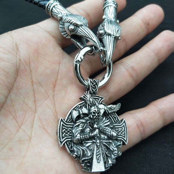 

popular nordic mythology faucet vijing aoding tonhyrena necklace mens pendant, Silver