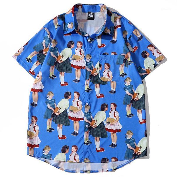 

summer mens short sleeve beach hawaiian shirts casual 3d printed shirts regular size 2xl mens clothing fashion quick dry, White;black