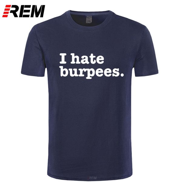 

rem i hate burpees summer mens hip hop tee funny printed casual short sleeve fitness sport hooded sweatshirt hoodie men t shirt