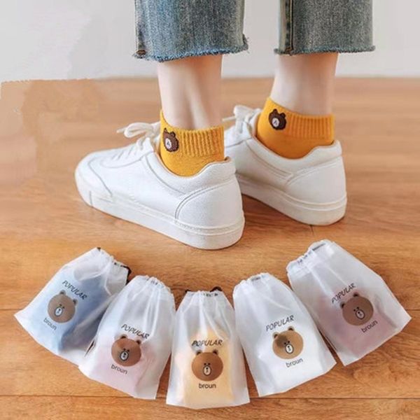 

ep3iz cute gift head bear seasons women's tube bag short four boat boat socks polyester cotton socks pawzp, Black