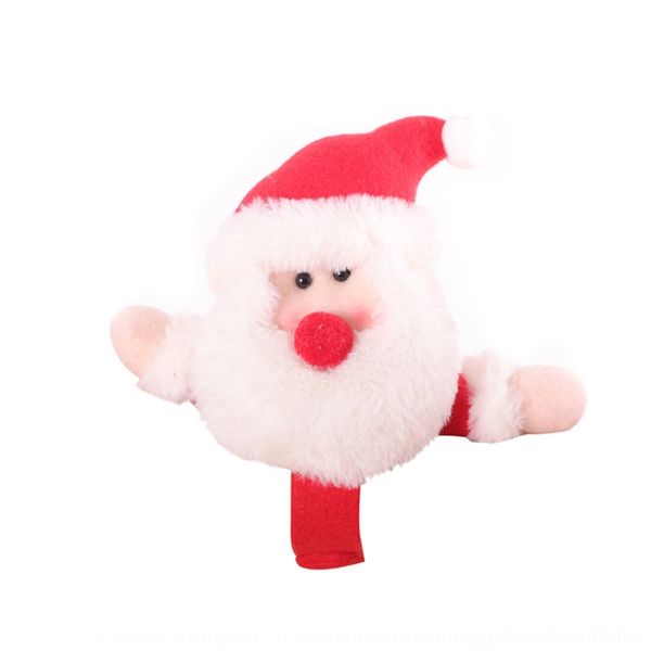 

fqdl6 slap and clap circle santa children gift cartoon flannel claus bracelet decoration creative gift bracelet covgz