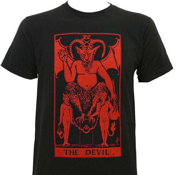 

mans unique cotton short sleeves o neck t shirt impact original men's devil tarot slim fit t shirt sport hooded sweatshirt hoodie