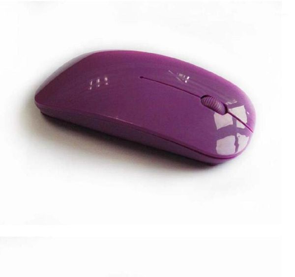 

eastvita ergonomic curved wireless 2.4 ghz optical slim mouse purple1
