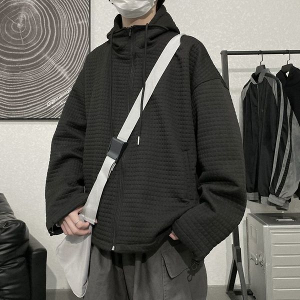 

2021 men's spring and new autumn coats fashion jackets young popular students mcd3, Black;brown