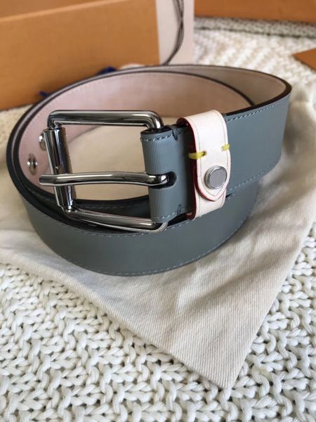 

new new canvas genuinle leather men belt with box fashion silver pin buckle men belts men designers belts mp043, Black;brown