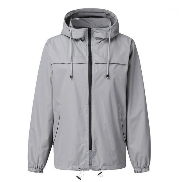 

new spring autumn fashion rain coats and jackets women sportswear solid hooded windproof loose outdoor jacket windbreaker female1, Tan;black