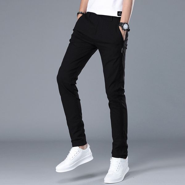 

y6crh autumn and qrkep new men's slim korean cotton casual casual elastic pants youth trend men's pants winter, Blue