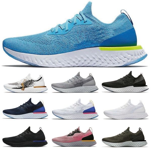 

epic react white black women mens outdoor shoes instant go fly breath comfortable sport men womens athletic sneakers zapatos size eur 36-45