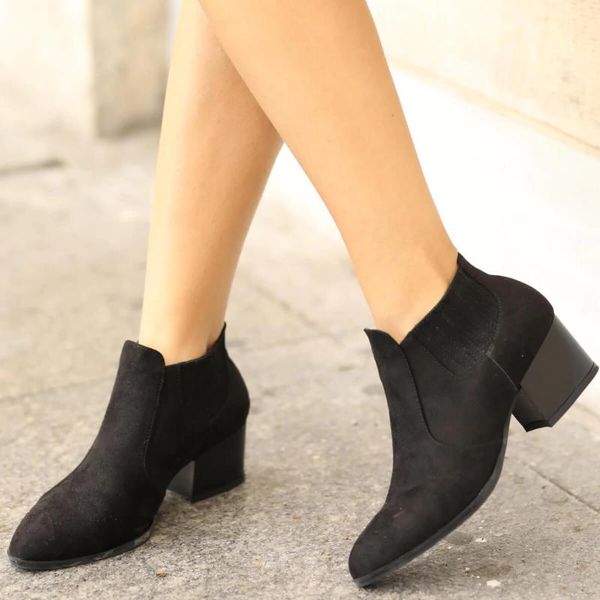 

boots felicity black suede