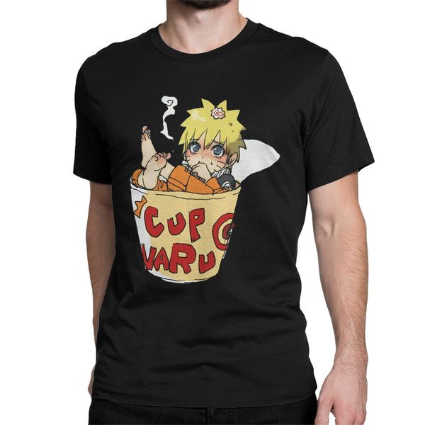 

casual uzumaki naruto japanese anime round collar cute ramen short sleeve tees summer clothes sport hooded sweatshirt hoodie men t shirt