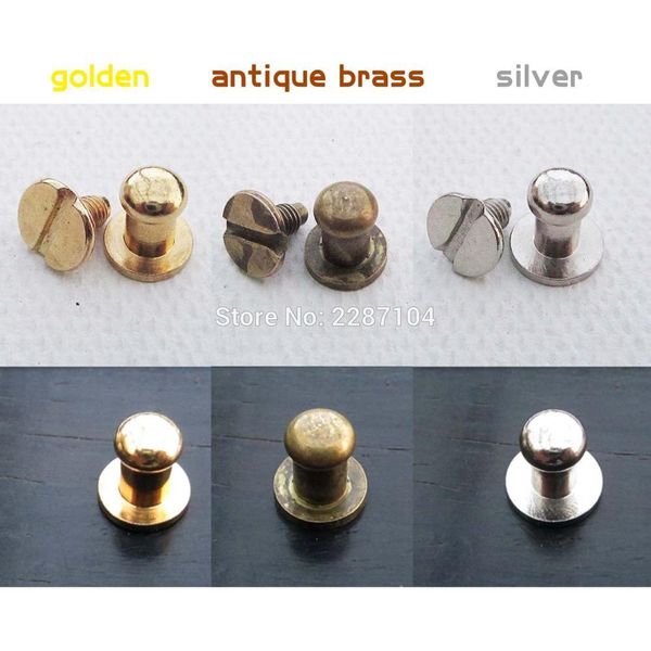 

12pcs mini pure copper round head screwback винт назад jewelry box chest корпусной мебели ящика dollhouse двери прицепные ручка 5мм wmtwhy