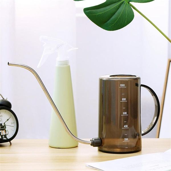 

leking watering can stainless steel long spout garden 1000ml small water bottle with pot spray bottle for watering plants flower