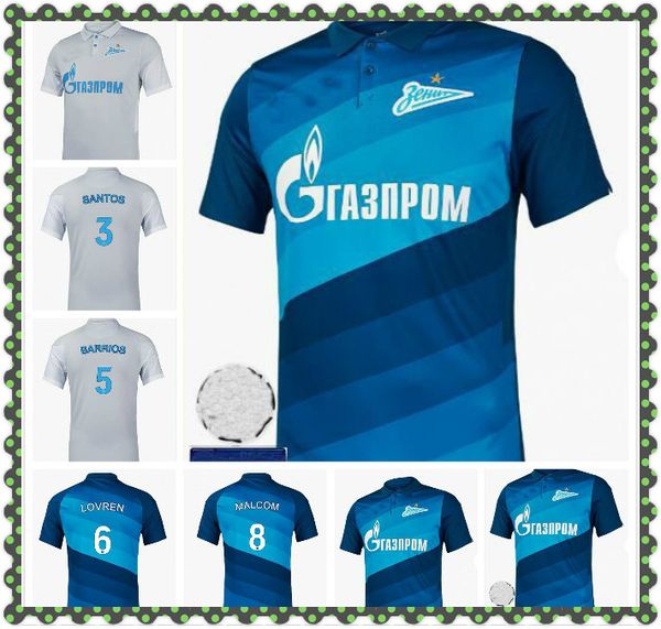 

20 21 фк зенит санкт-петербург санкт-петербург футбол джерси домашний голубое серый malcom lovren 2020 2021 santos parrios футбольная рубашк, Black;yellow