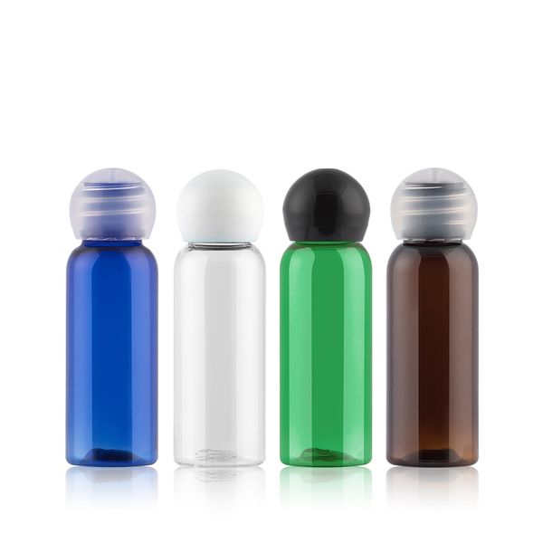 20 ml Mini-Körperpflege-Reiseflasche, kosmetische Probe-Plastikflaschen, PET-Fläschchen, kleine Shampoo-Hotelbehälter 100 Stück/Menge