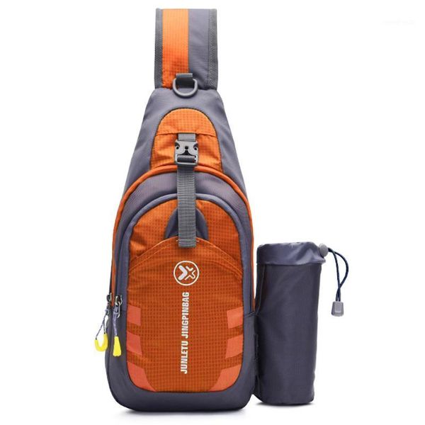 

outdoor men women sling backpack chest crossbody bag shoulder bag travel sports gym daypack nylon1