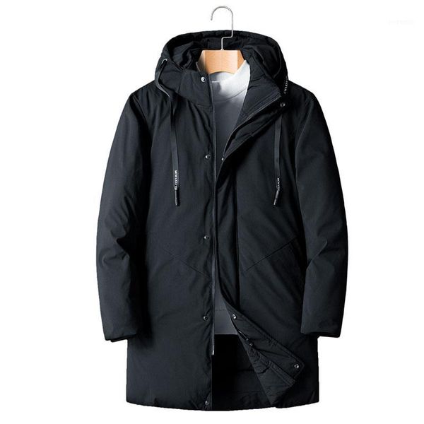 

plus size 8xl 7xl 6xl winter jacket men warm coat loose fashion causal parkas cotton padded jackets fluffy thicken men clothing1, Black