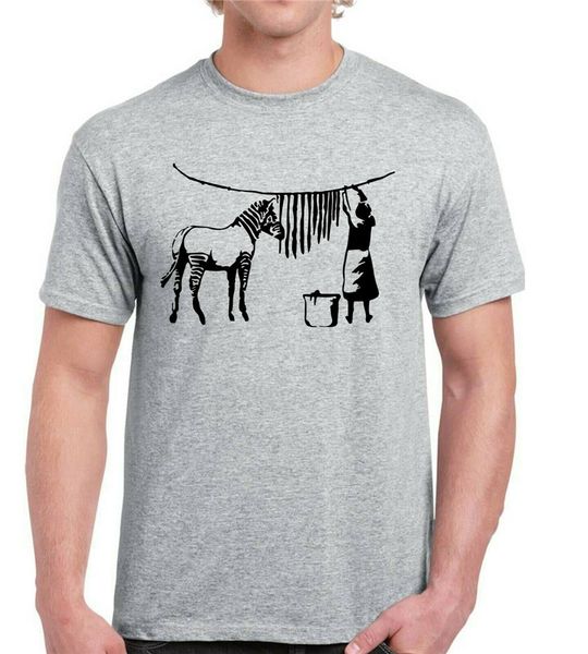 

бэнкси зебра смешного граффити street art retro new mens s xxl печатный балахон дизайнеры футболка толстовка