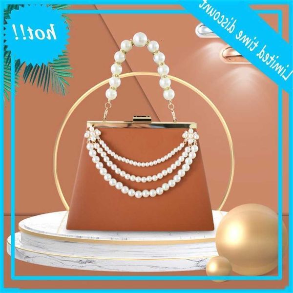 

new 2020] chain bag handbag messenger dress pure pearl