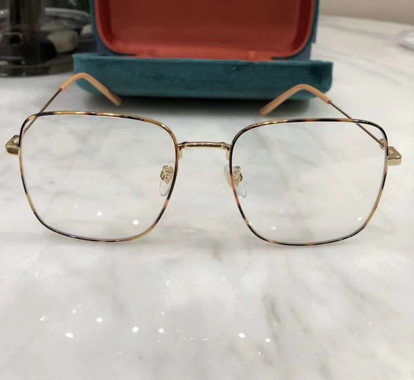 

women light havana gold eyeglasses 0445 o full rim optical frame clear sunglasses sz47-21-150 fashion sunglasses frames eyewear with box, Silver