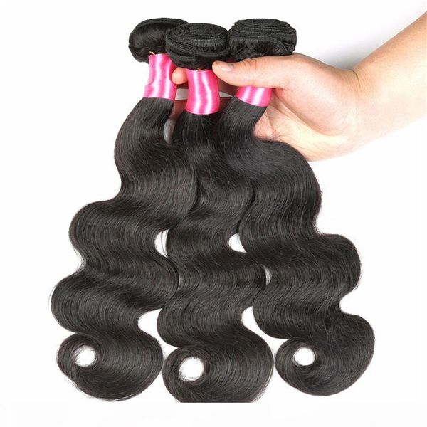 

unprocessed brazilian human hair 8a peruvian indian malaysian hair straight loose natural deep wave kinky curly body wave hair extensions, Black