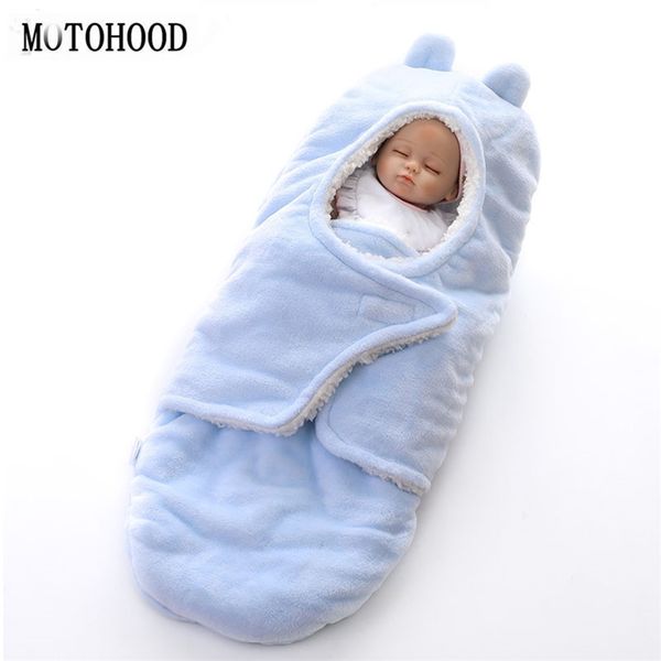

motohood winter новые пледы сгущает двойной слой ватки коралла infant пеленальный wrap новорожденного постельные принадлежности одеяло 0-12m