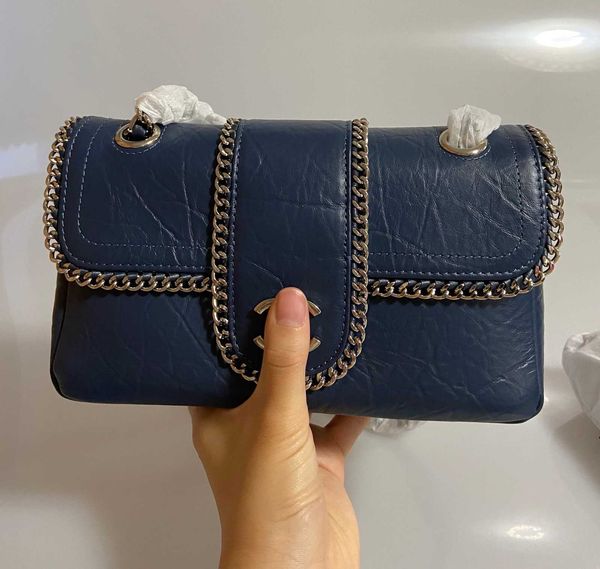 

xianger wanghong cowhide 2021 new girl's single shoulder messenger bag