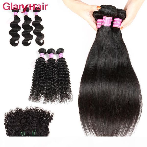 

selling items 8a brazilian virgin hair bundles body wave hair weaves peruvian straight virgin hair bundles water wave kinky curly wefts, Black